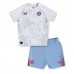Günstige Aston Villa Babykleidung Auswärts Fussballtrikot Kinder 2023-24 Kurzarm (+ kurze hosen)